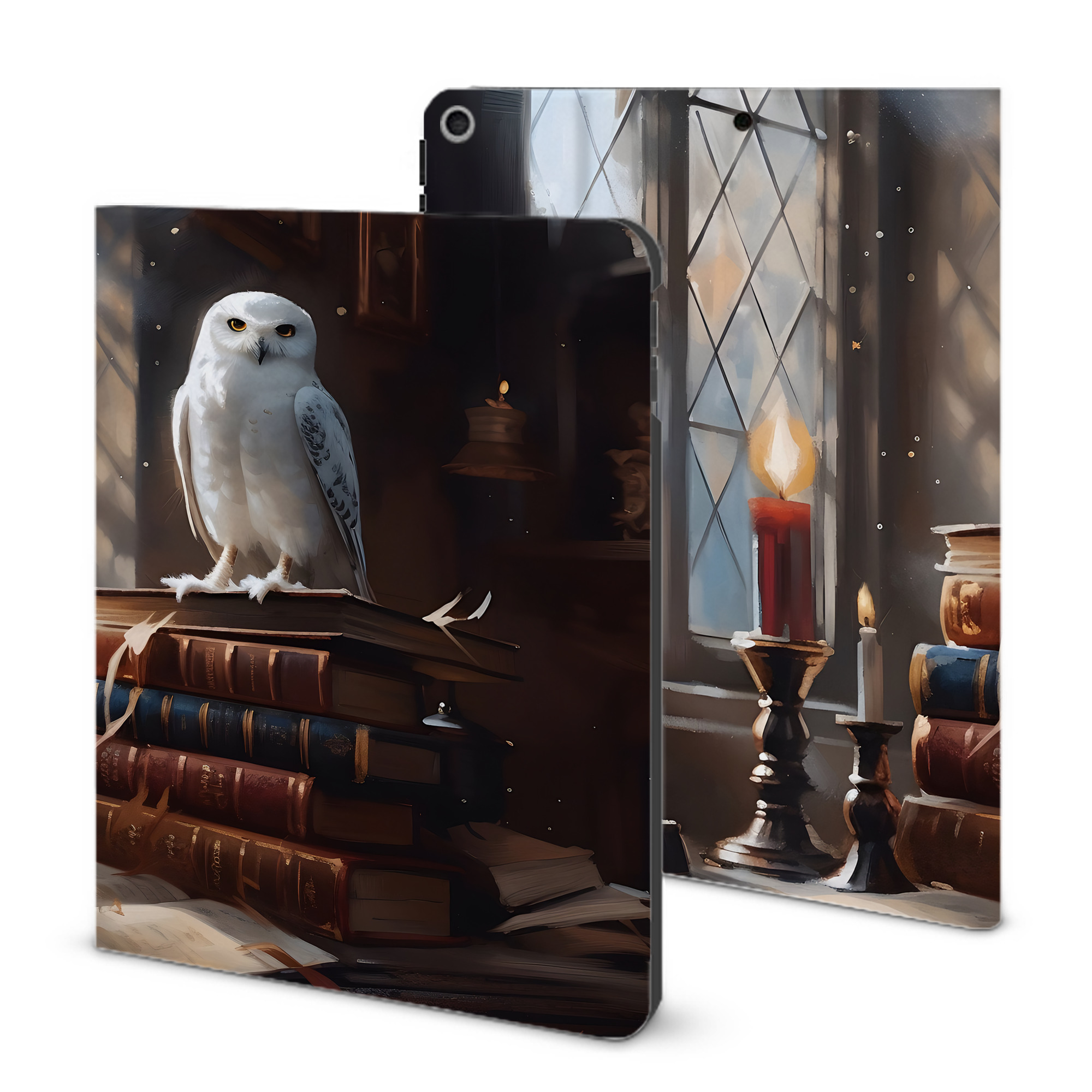 （画像用） Harry Potter ハリー・ポッターシリーズ IPad ケース ブック型 PUレザー TPU 耐衝撃 軽量 薄型 ペン収納なし 全面保護 IPad 各モデル対応